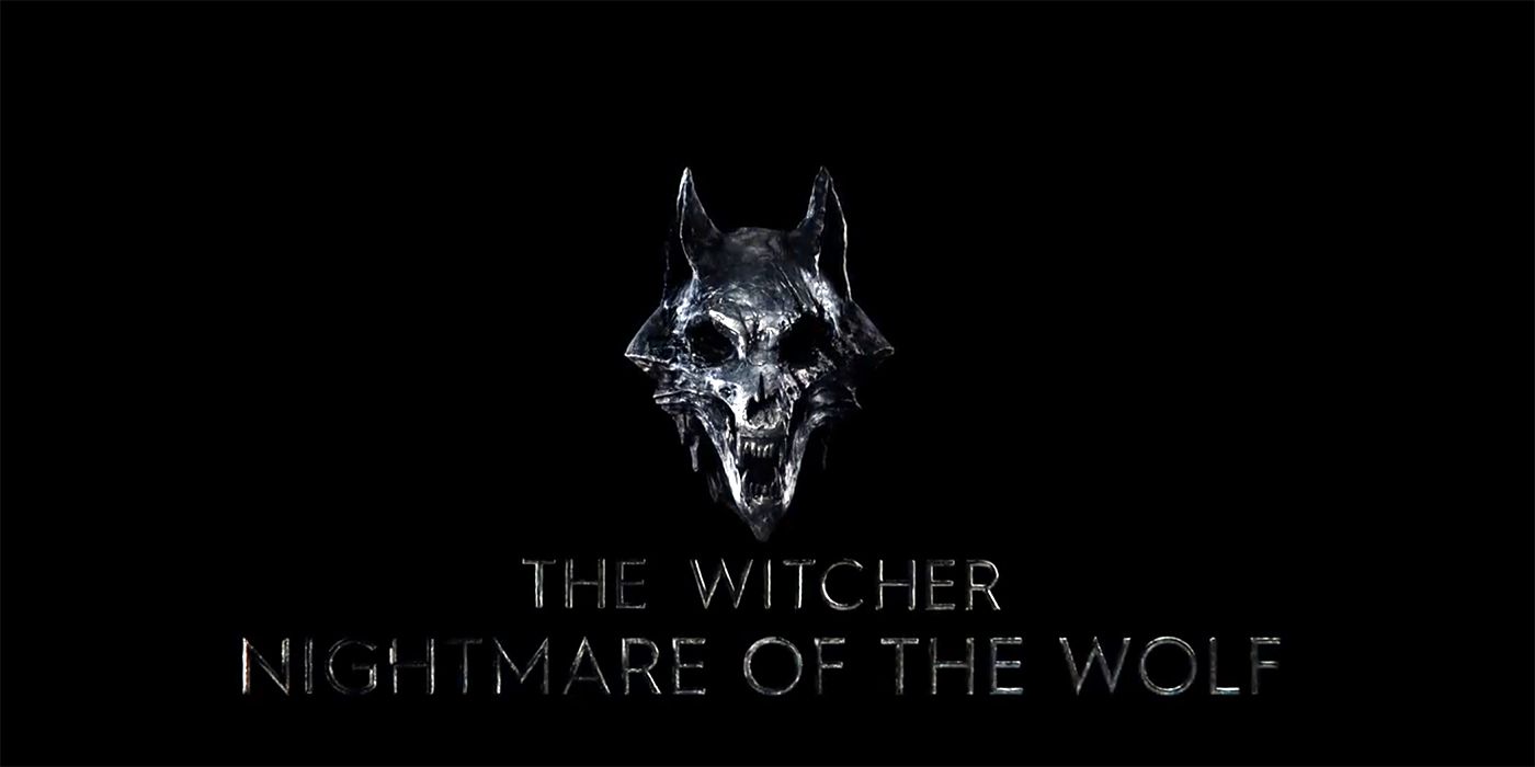 Witcher Anime Nightmare of the wolf titles logo