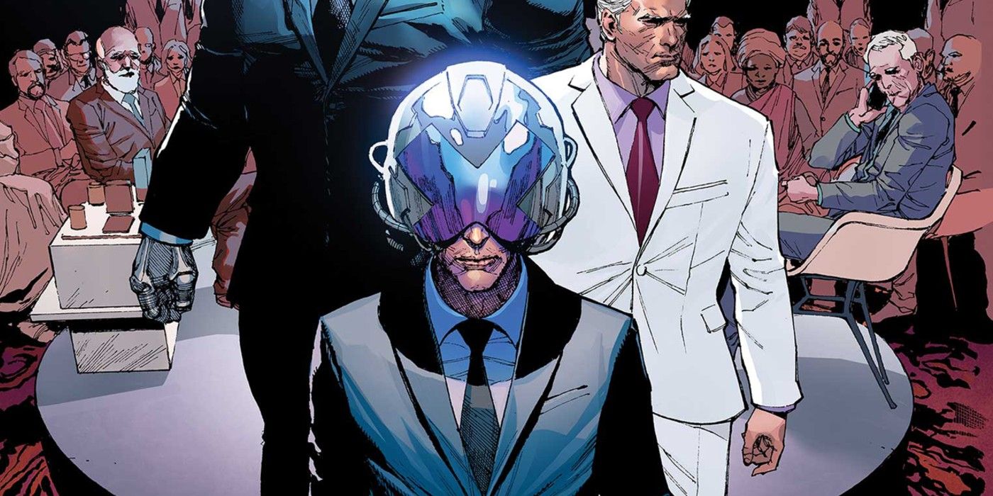 Professor X uses Cerebro in Marvel Comics 
