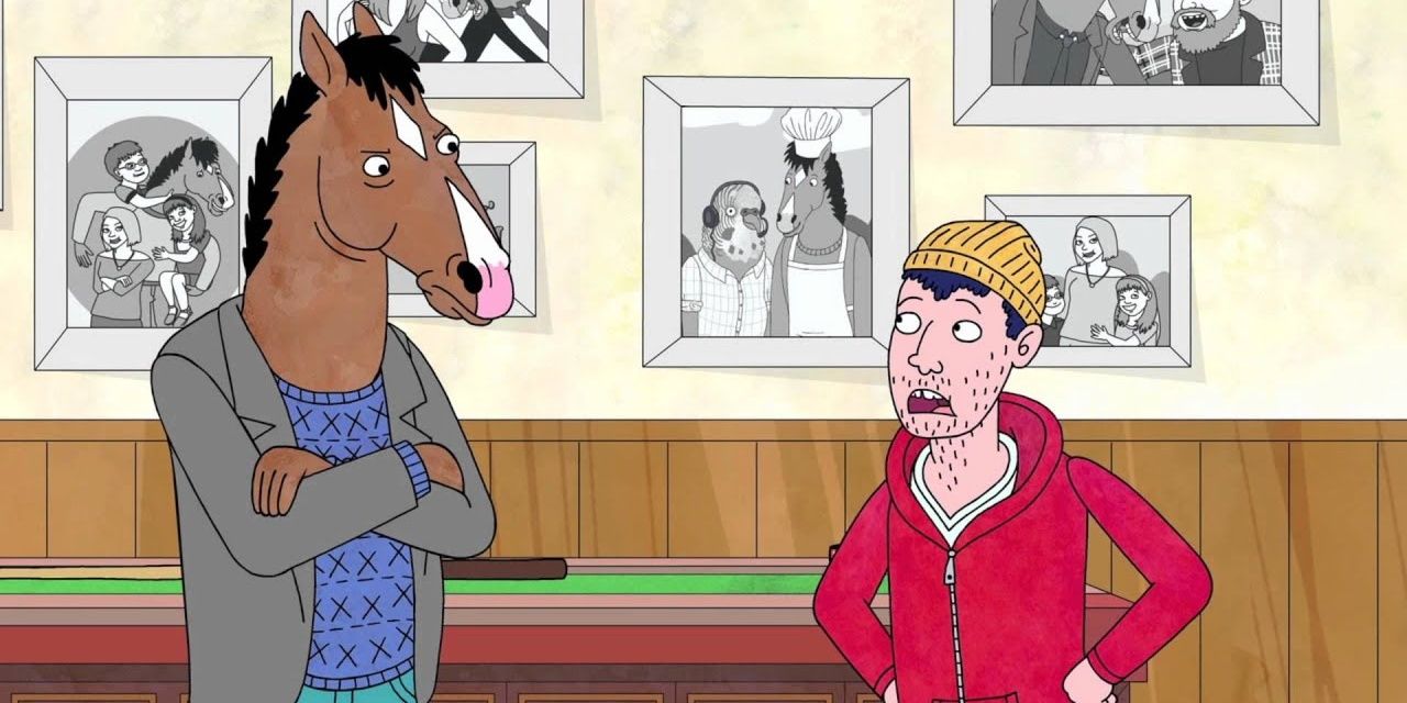 Todd talking angrily to BoJack in BoJack Horseman.