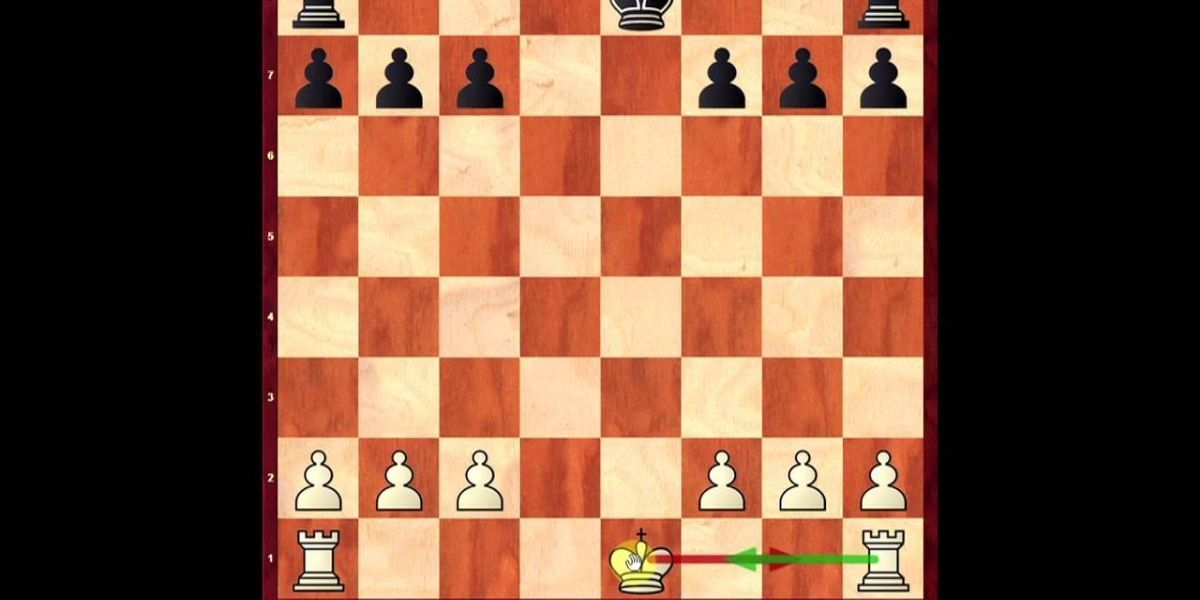castling chess the queen's gambit