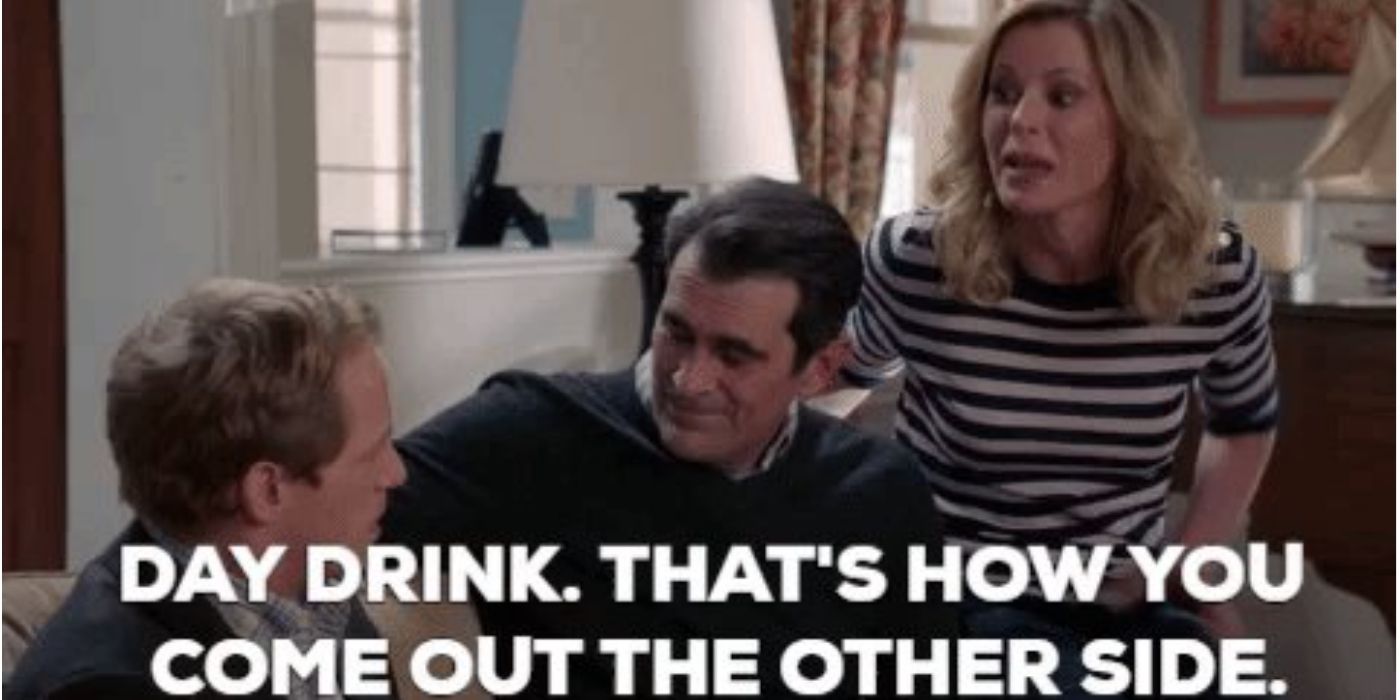 claire and phil talking to arvin - modern family