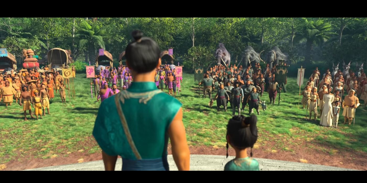 Disney's Raya and the Last Dragon groups in Kumandra