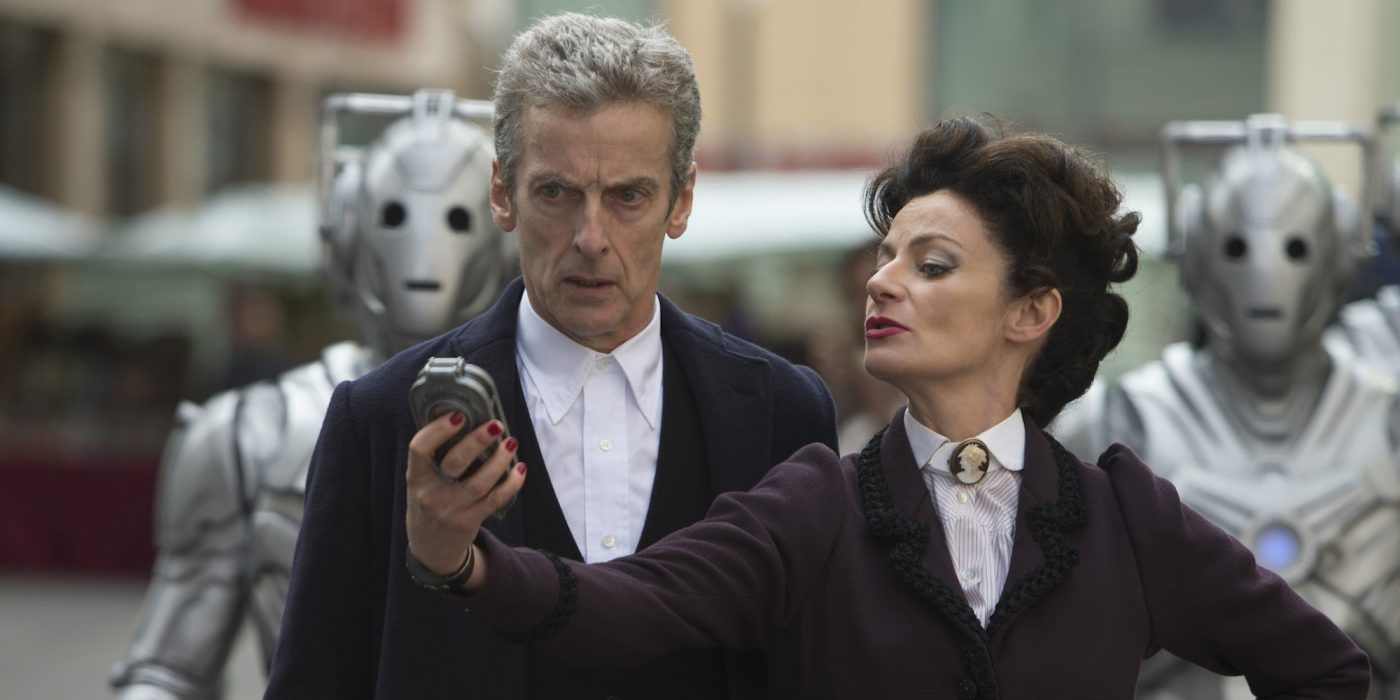The 12th Doctor alongside Missy and the Cybermen in Doctor Who