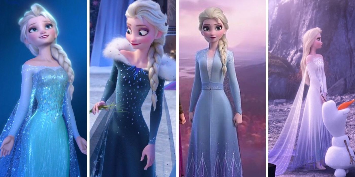 elsas outfits - frozen