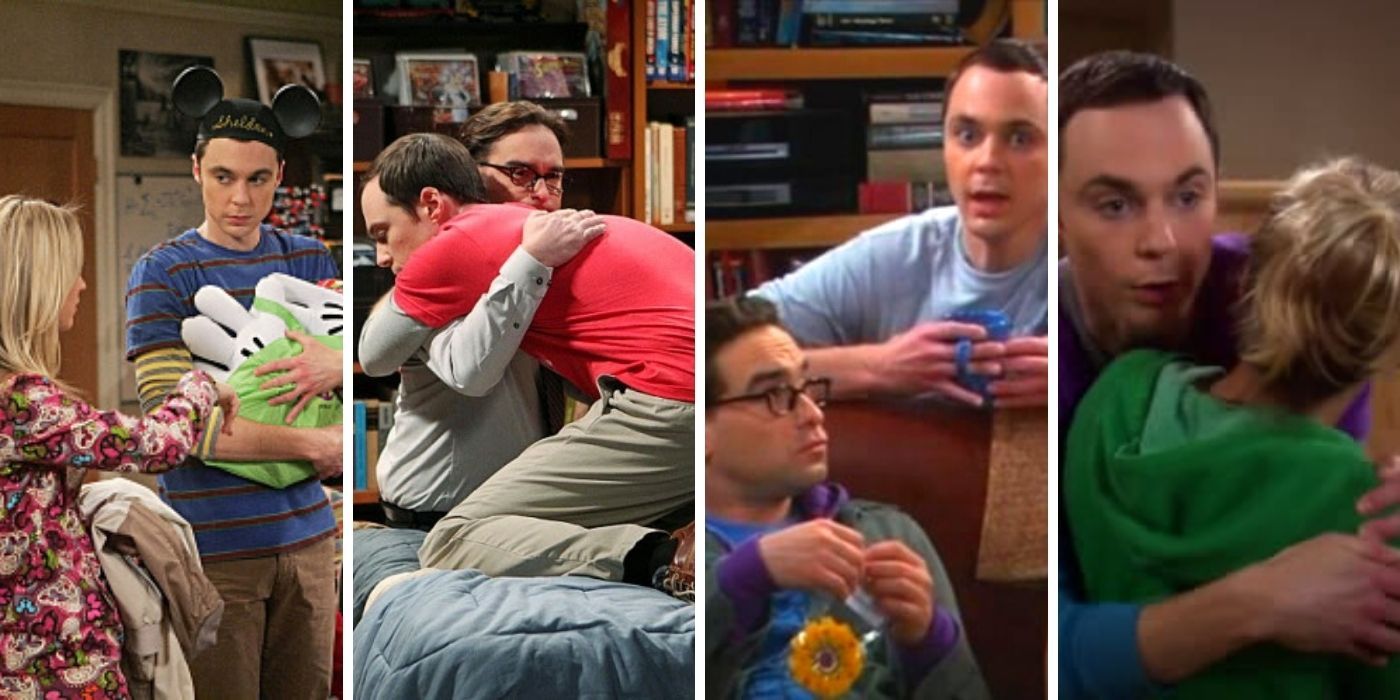 feature image - penny and leonard treating sheldon like hes their son - the big bang theory