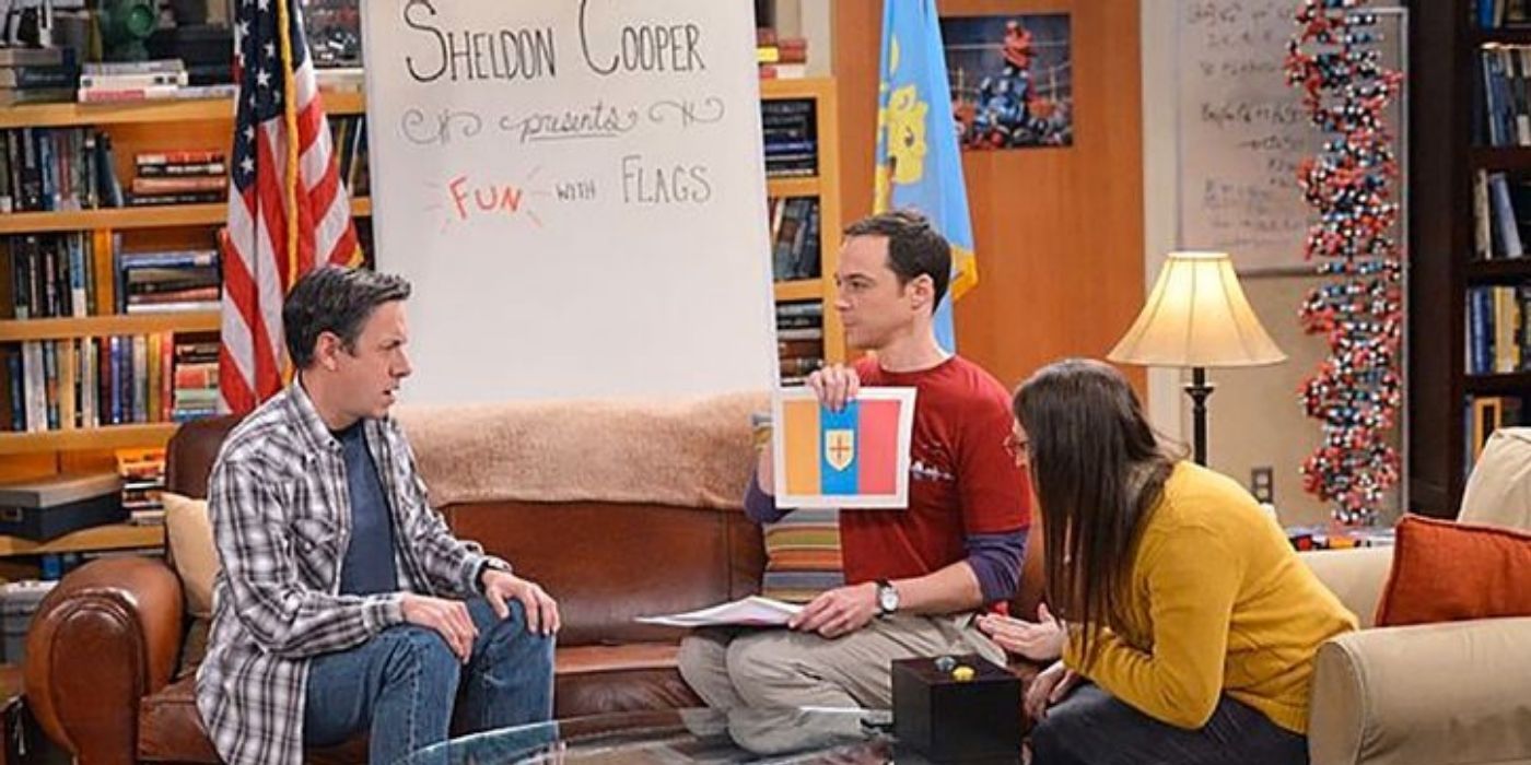 bary Kripke is a guest on sheldon coopers YouTube show, fun with flags on the Big Bang theory