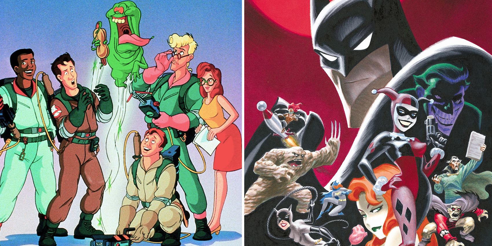 real ghostbusters batman cartoons featured