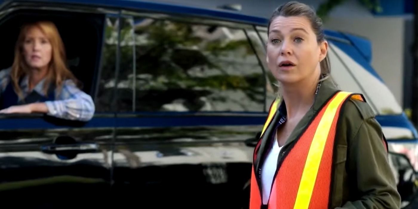 Meredith Grey trash outfit on Grey&rsquo;s Anatomy