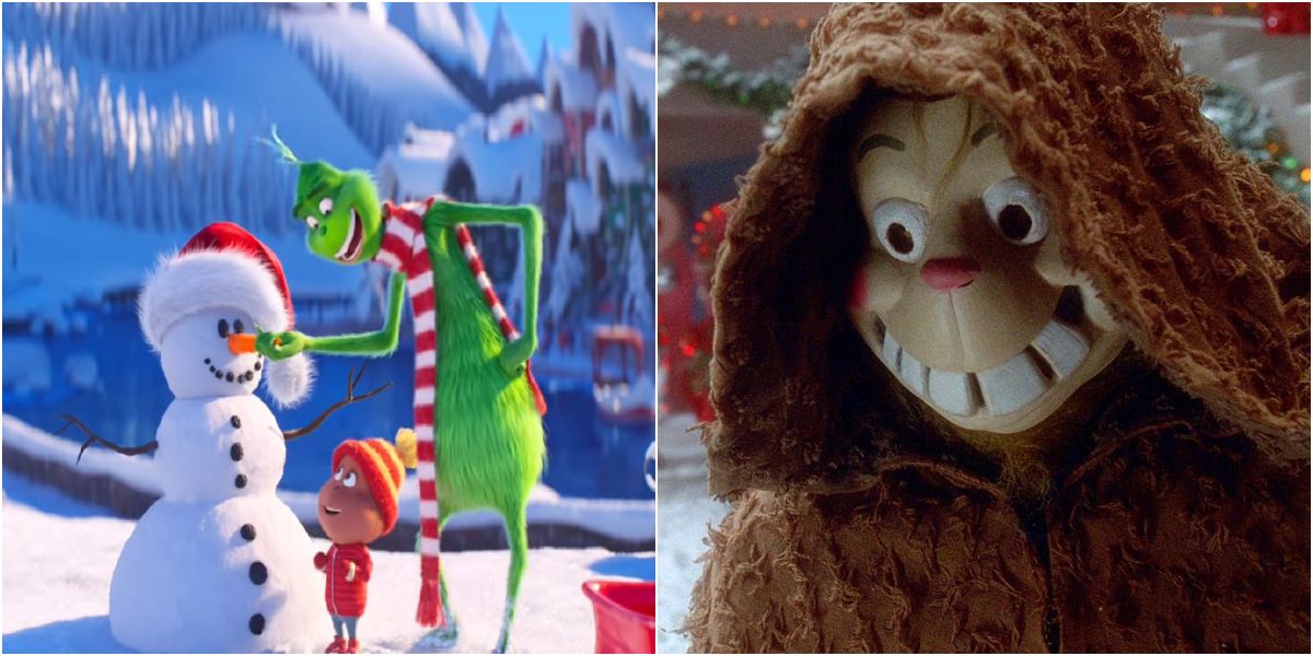 The grinch and kid versus the Grinch in disguise 