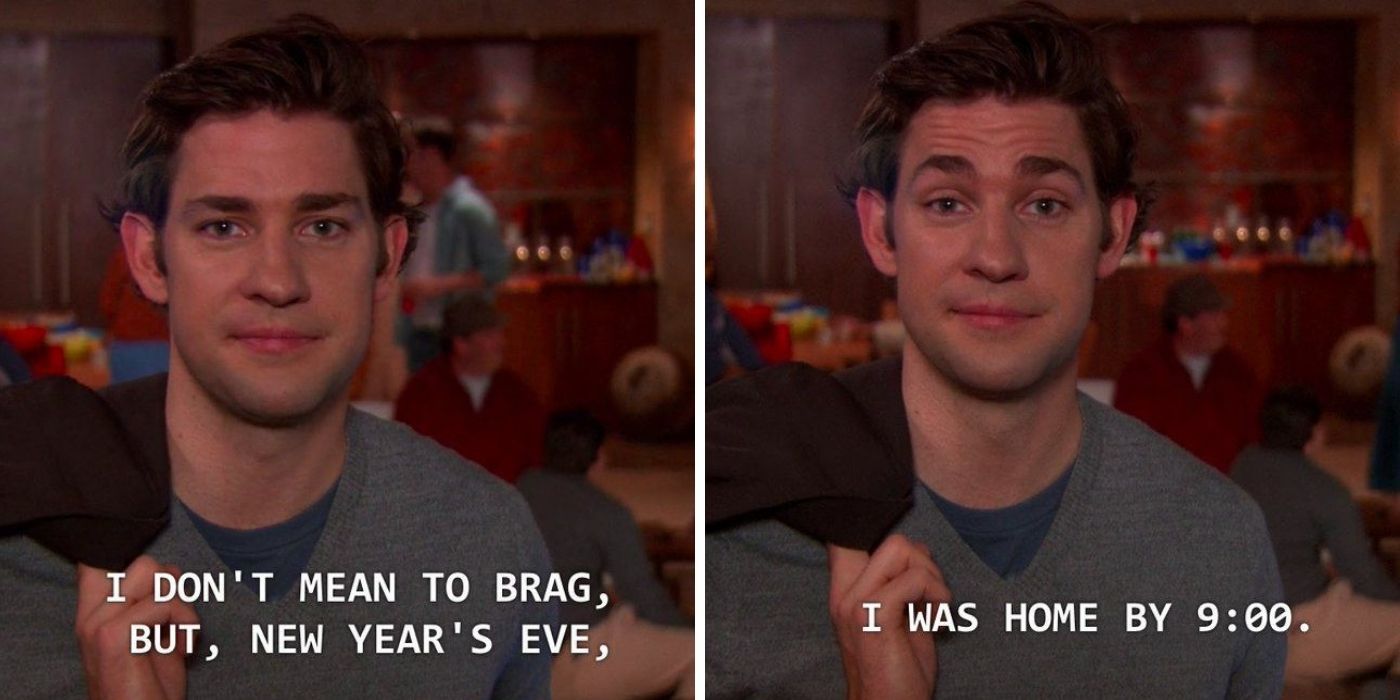 jim talking about new years eve - the office