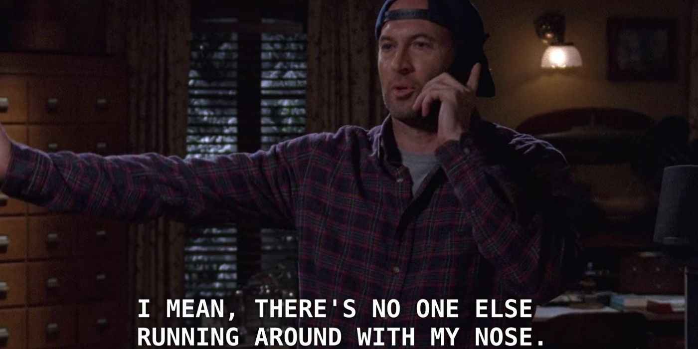 luke on the phone with anna - gilmore girls