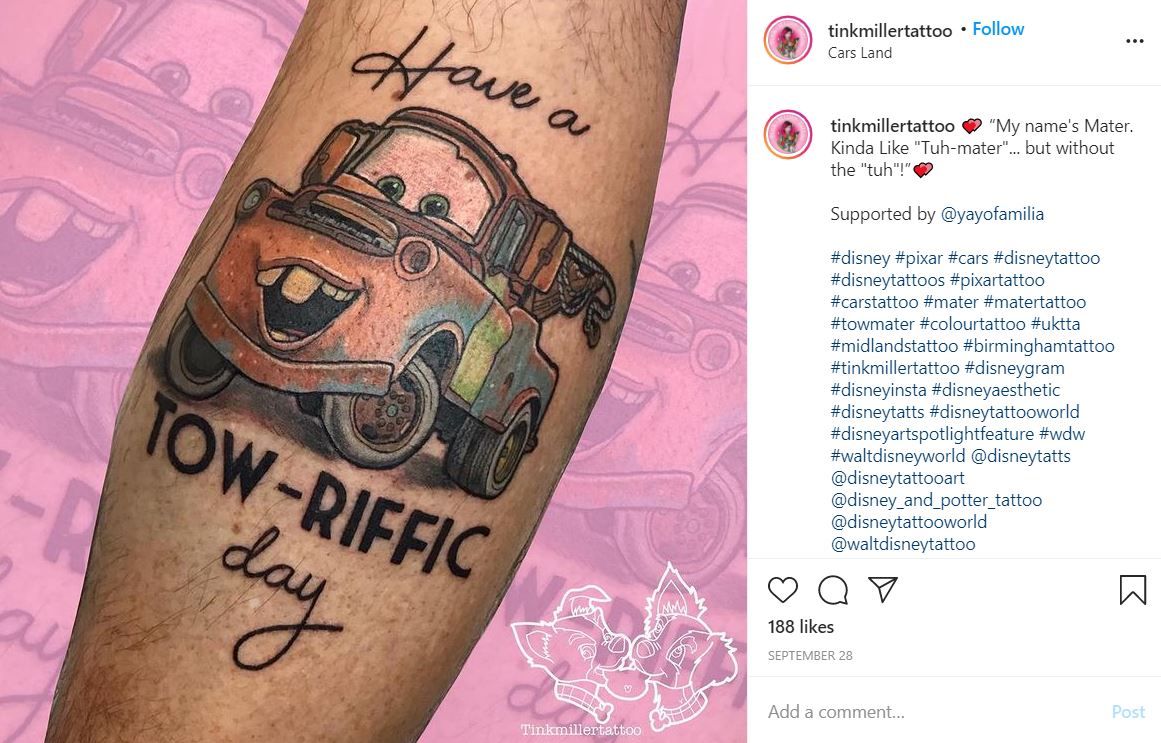 Tattoo tagged with: castle, small, disney castle, tiny, disney, cartoon,  tinachoi, ifttt, little, english, architecture, inner forearm, medium size,  quotes, english tattoo quotes, film and book, even miracles take a little  time,