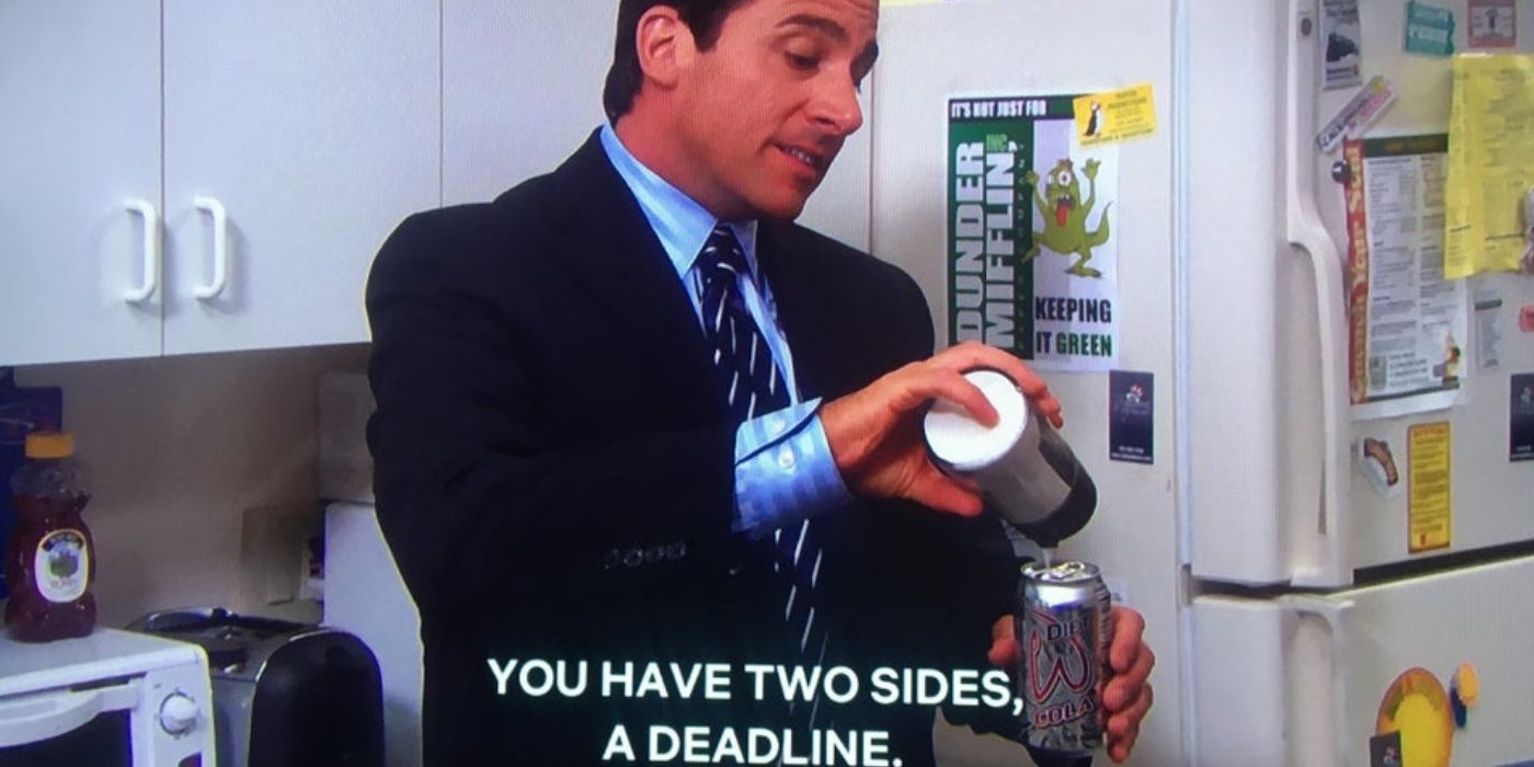 michael scott pouring sugar into cola - the office