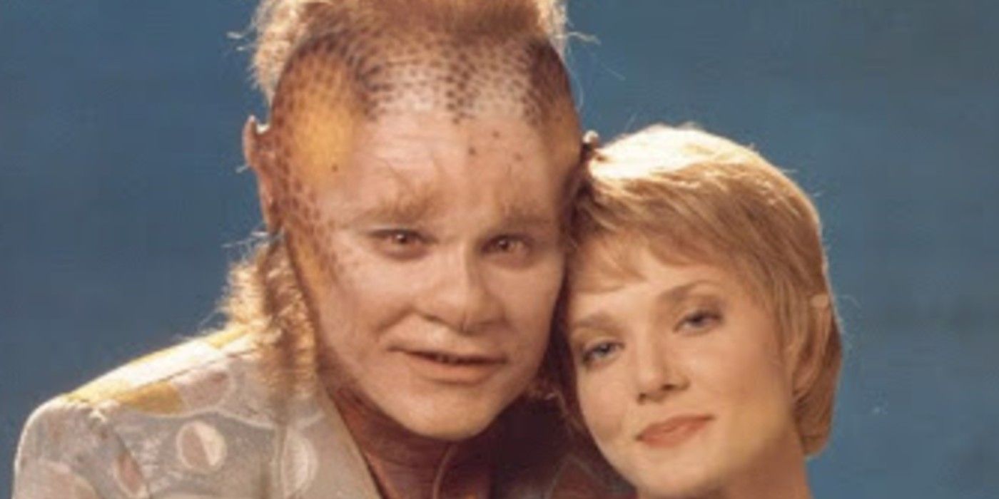 Neelix and Kes from Star Trek: Voyager.