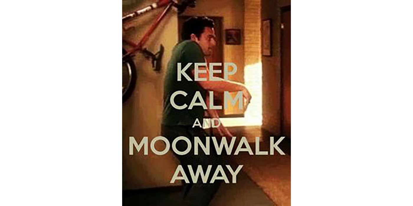 new girl meme keep calm moonwalk