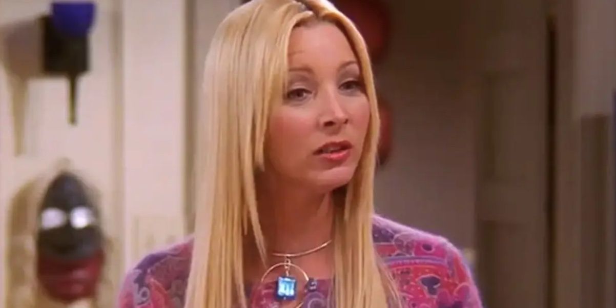 Phoebe looking surprised in Friends