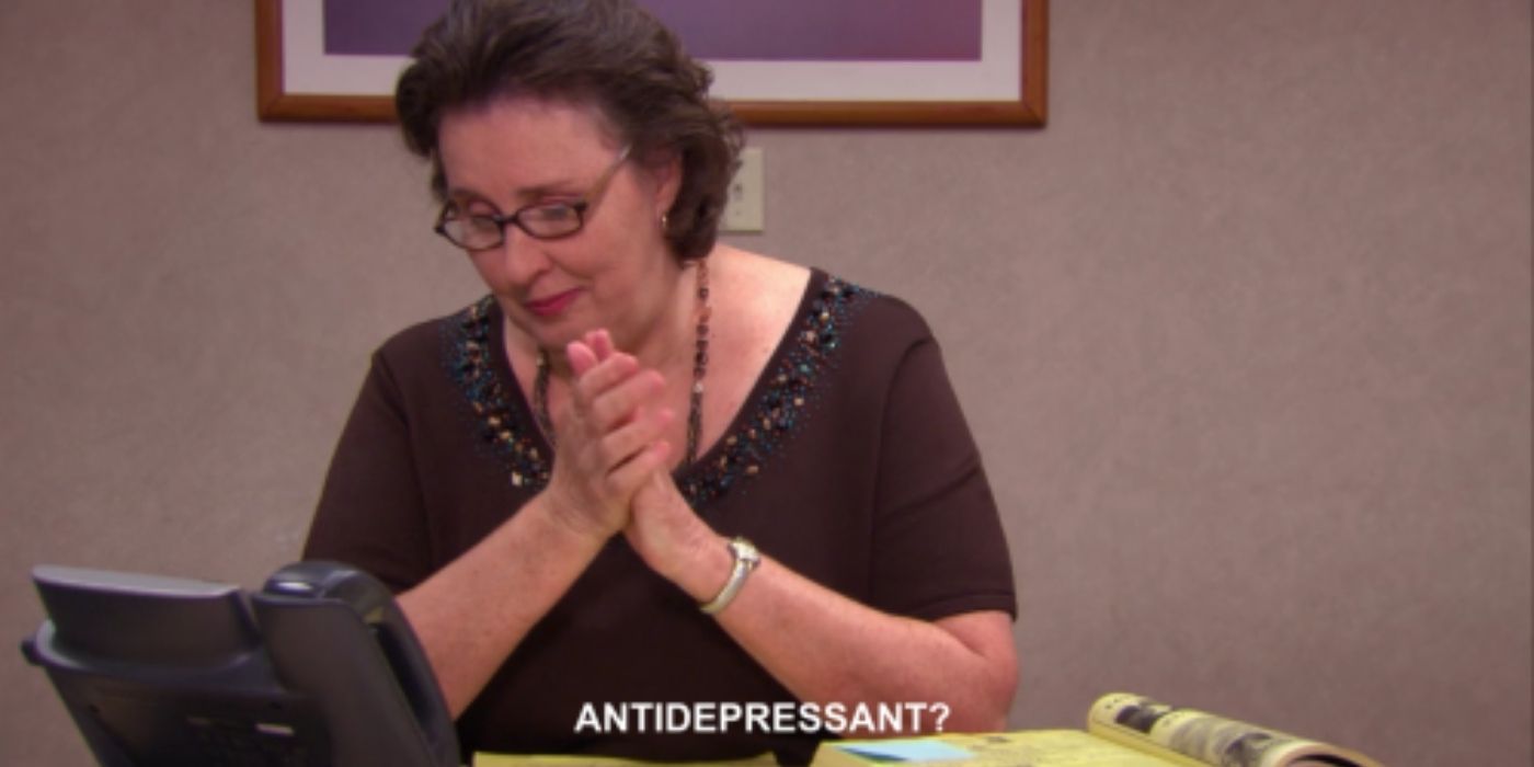 Phyllis getting antidepressents - The Office