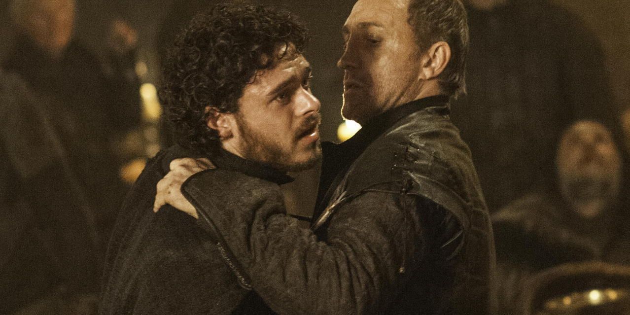 Roose Bolton Stabs Robb at The Red Wedding