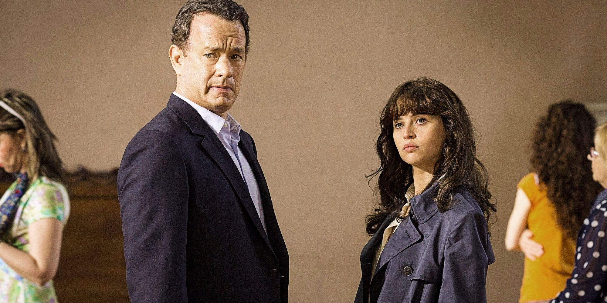 Tom Hanks and Felicity Jones in Inferno
