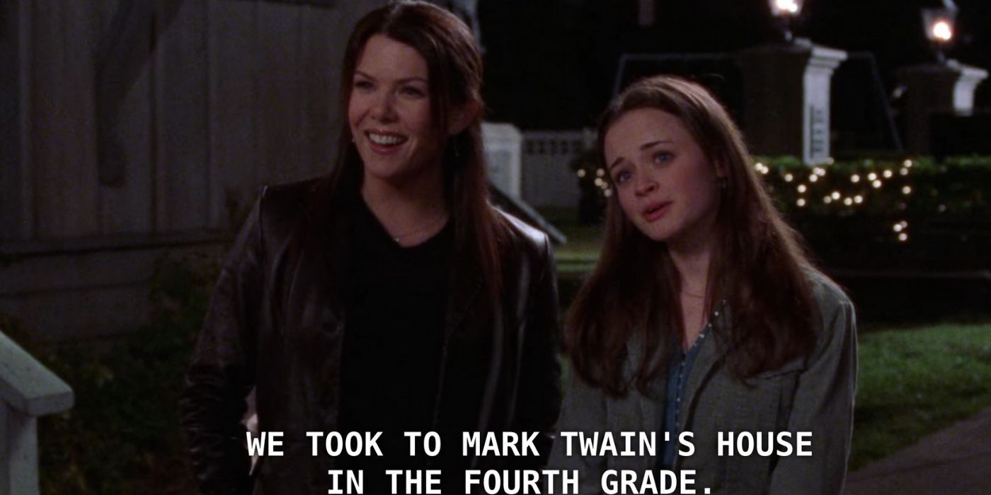 rory and her mom talking to lindsay and dean gilmore girls