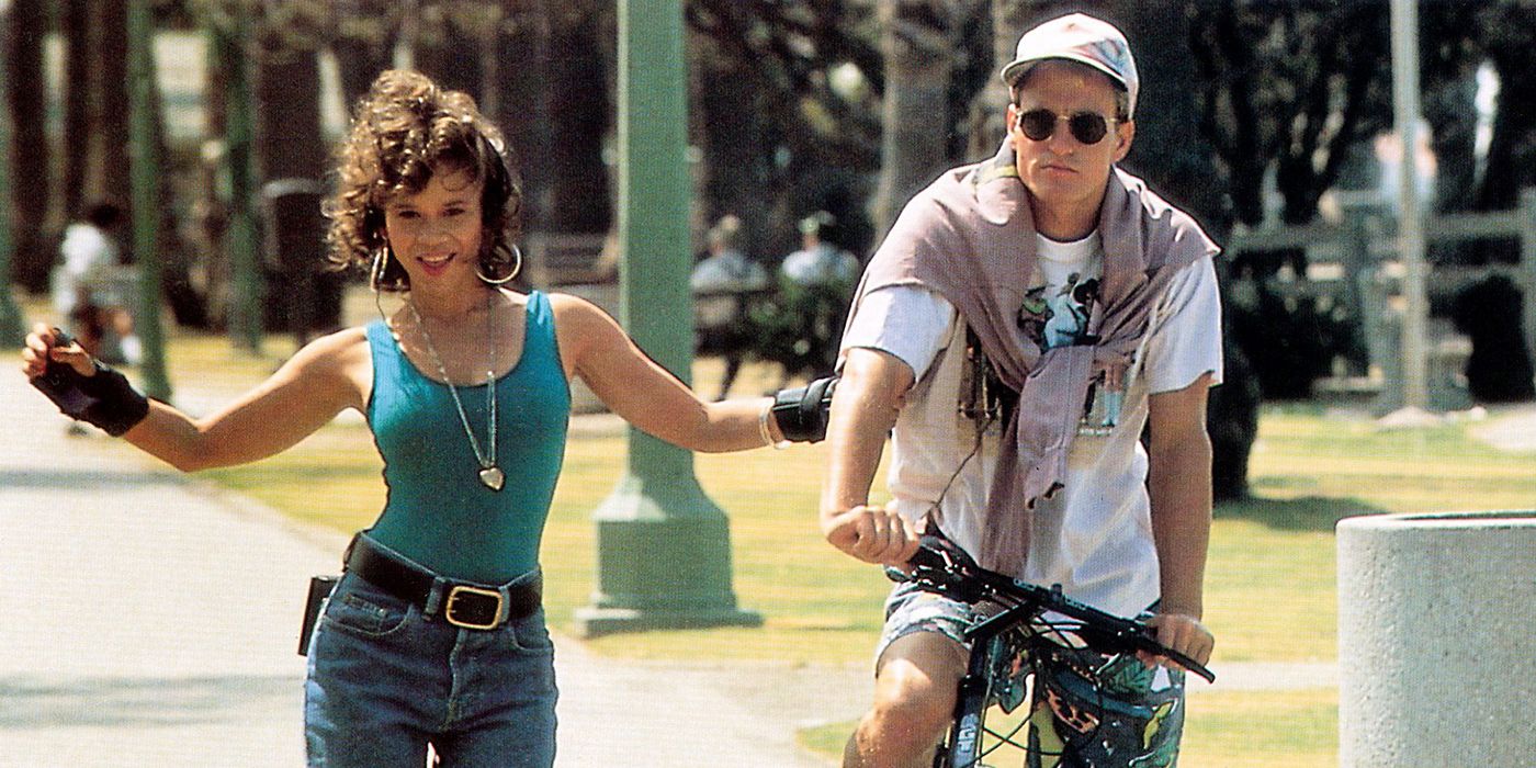 Rosie Perez and Woody Harrelson in White Men Can't Jump