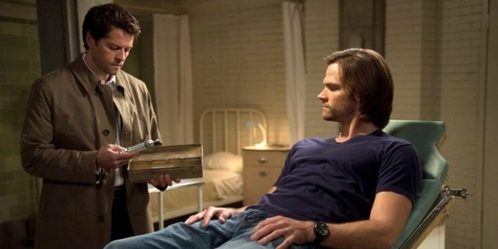 Sam extracts Gadree's grace from Sam in Supernatural