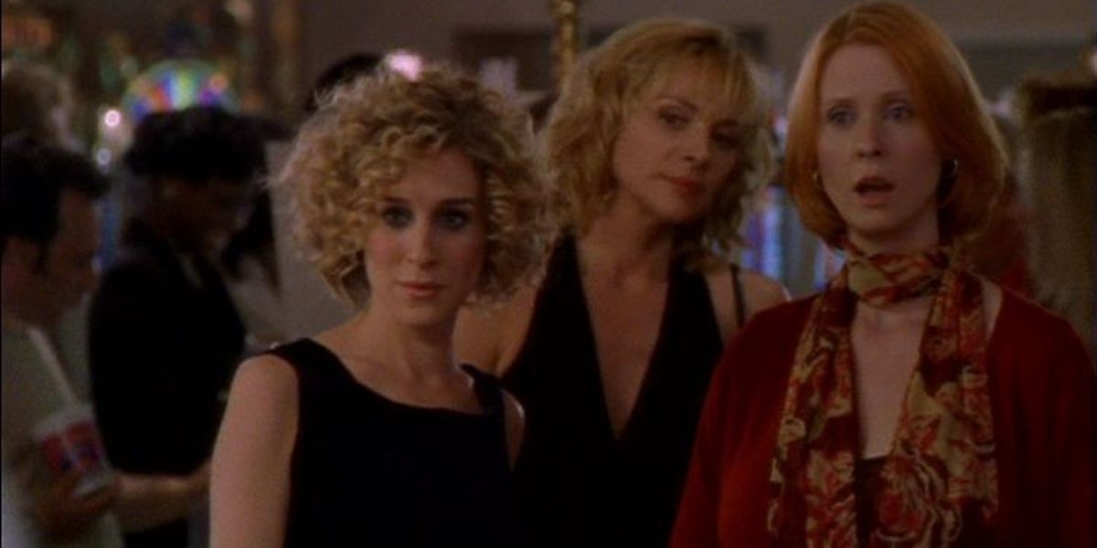 Carrie, Samantha, and Miranda at an Atlantic City casino in Sex and the City