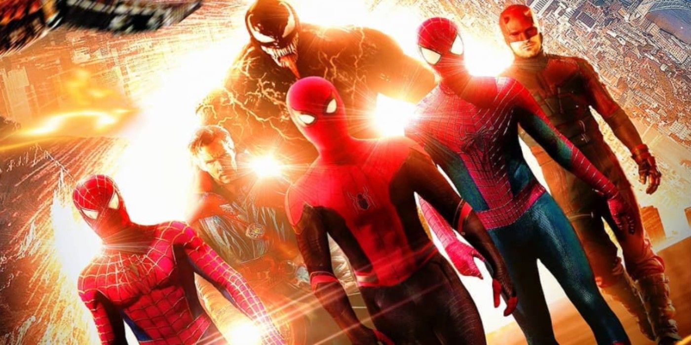 Spider Man 3 Fan Poster Imagines Daredevil Doc Ock And Venom In The Mcu