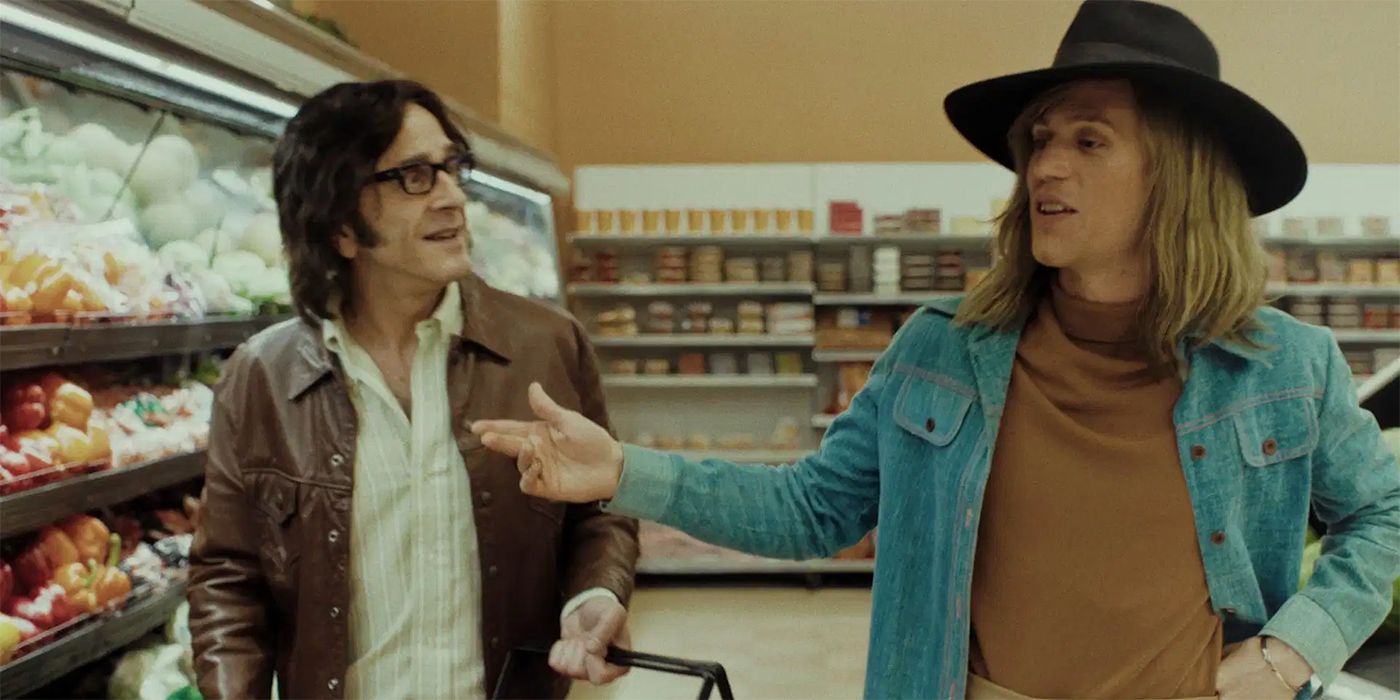 Johnny Flynn and Marc Maron in Stardust