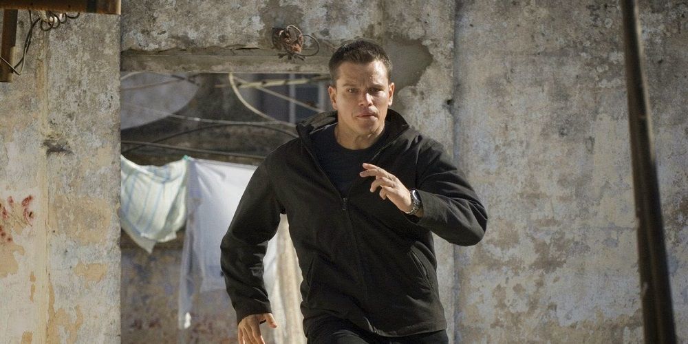 Jason Bourne running in The Bourne Ultimatum