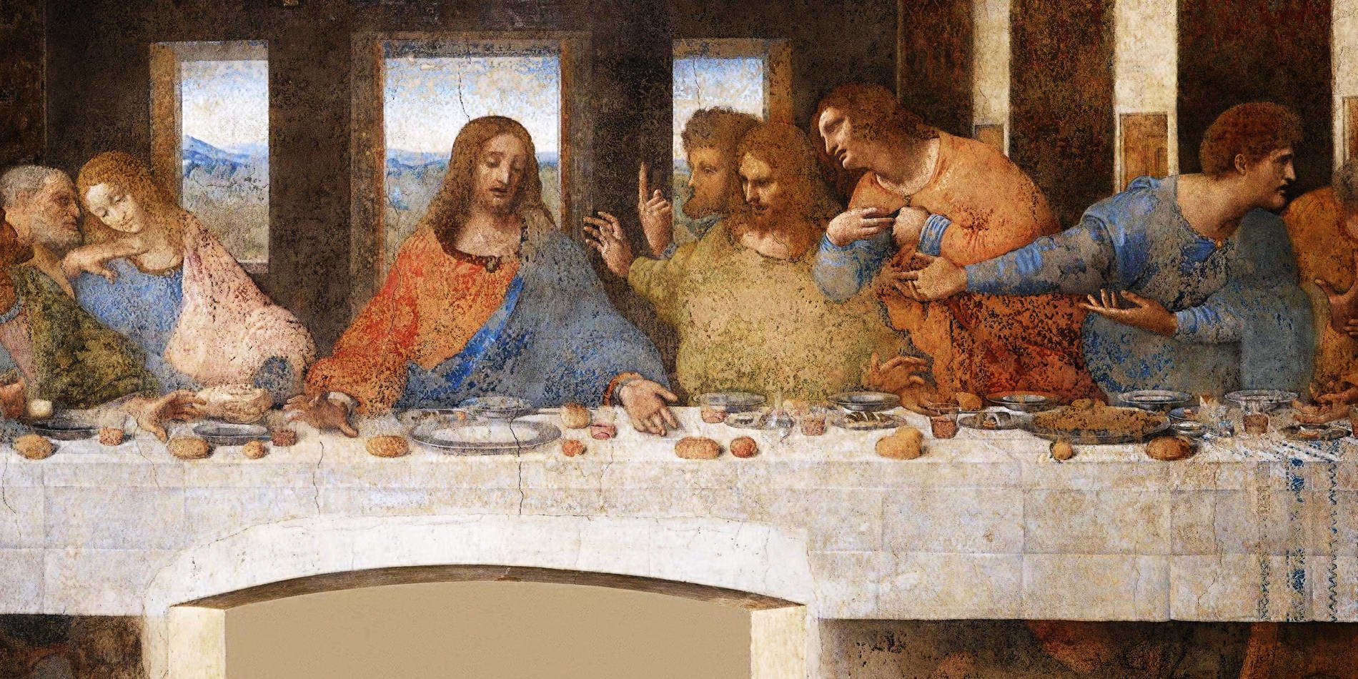 The Last Supper painting.