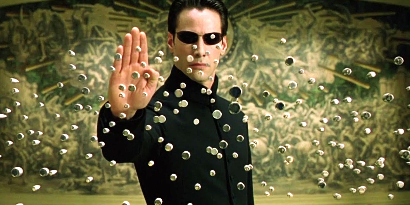 Keanu Reeves as Neo in The Matrix