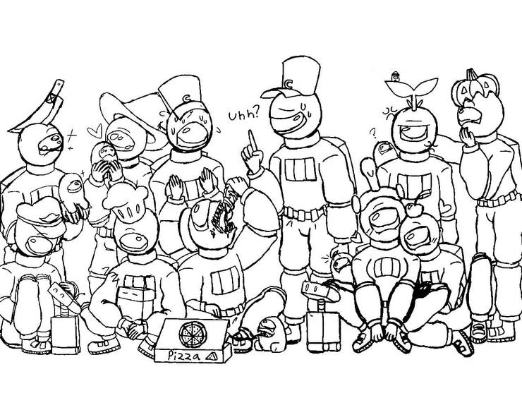 Best Among Us Coloring Pages Online Screen Rant Best Among Us Coloring Pages Online Screen Rant
