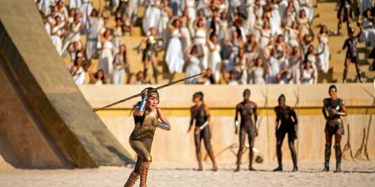 Young Diana at the Themyscira Games in Wonder Woman: 1984