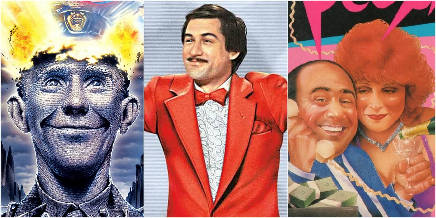 Brazil, King of Comedy and Ruthless People collage