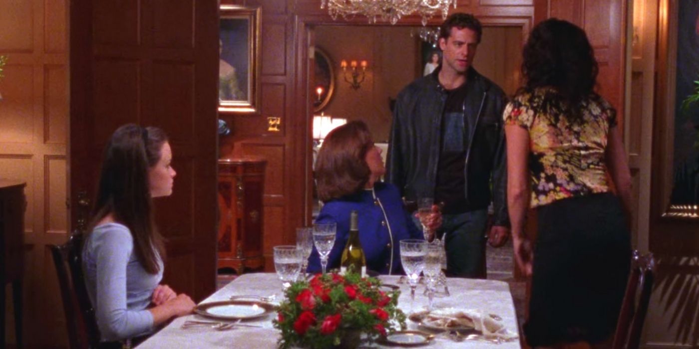 Chris Bombards on Friday night dinner at Gilmore Girls