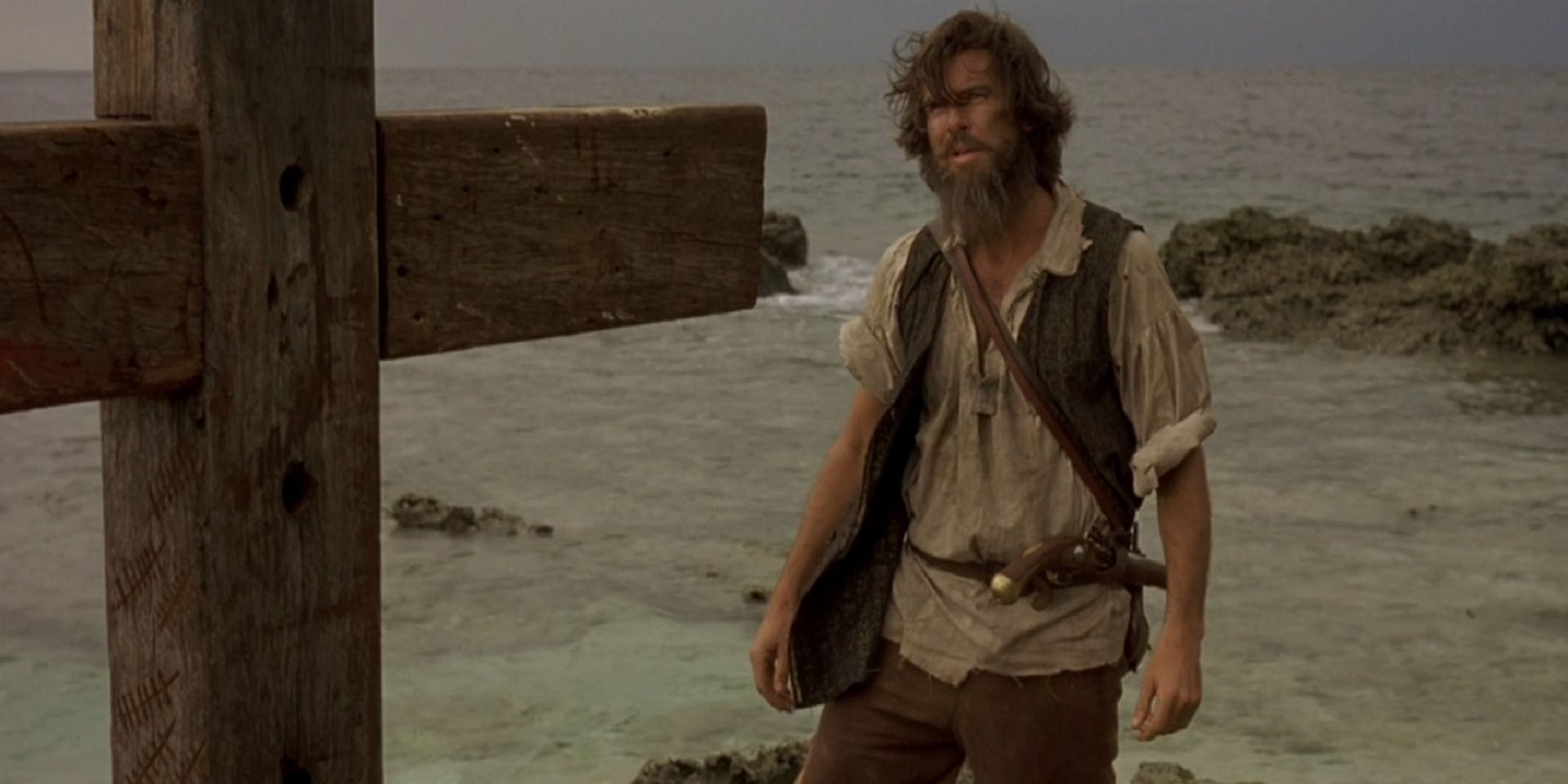 Pierce Brosnan as Robinson Crusoe
