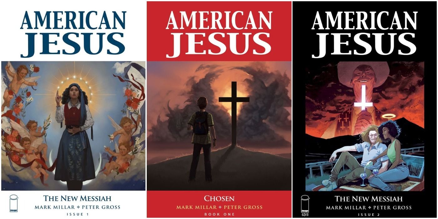 Three covers of American Jesus