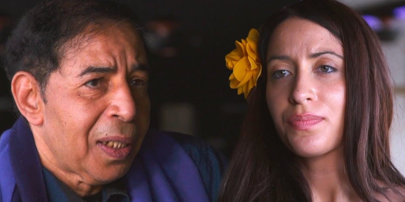 Split image of Amira's father and Amira in 90 Day Fiancé.