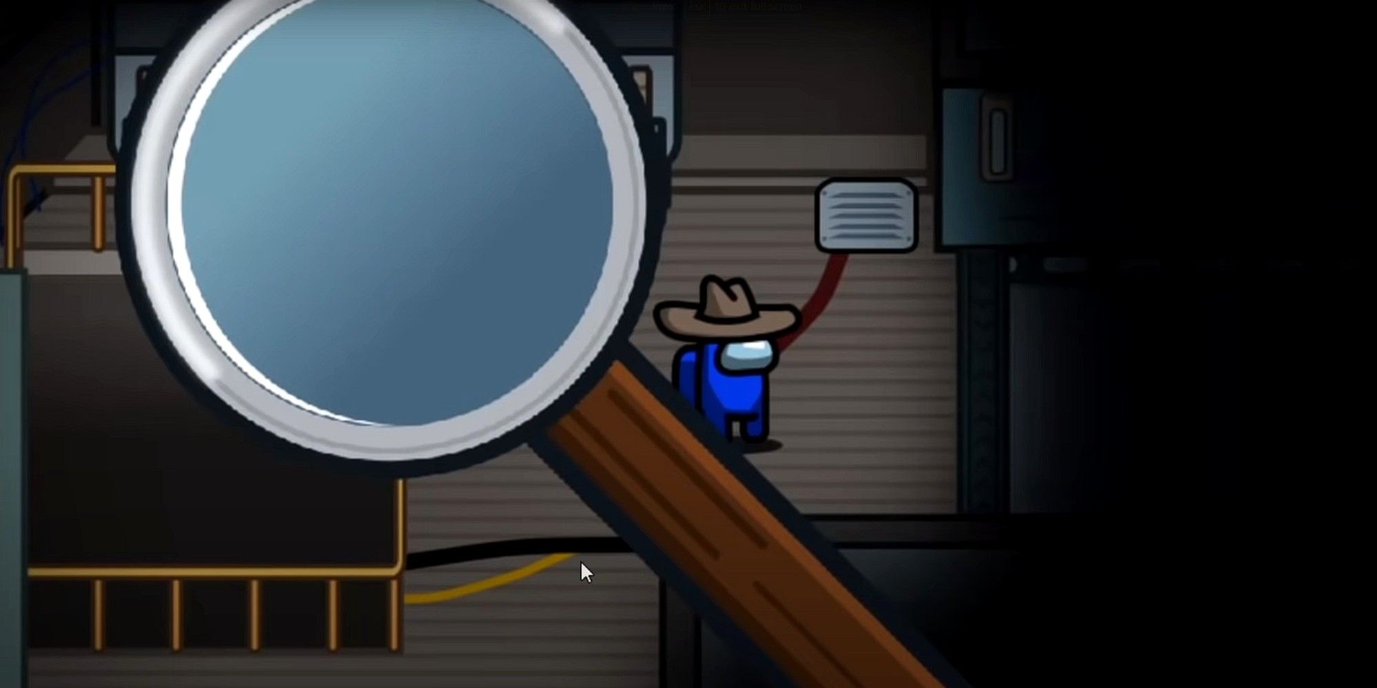 A player looks for clues as a Detective in the single-player Among Us spinoff, Among You