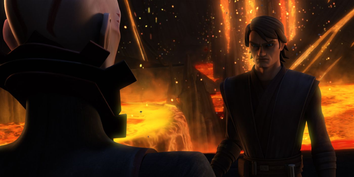 Anakin and the Son in The Clone Wars.