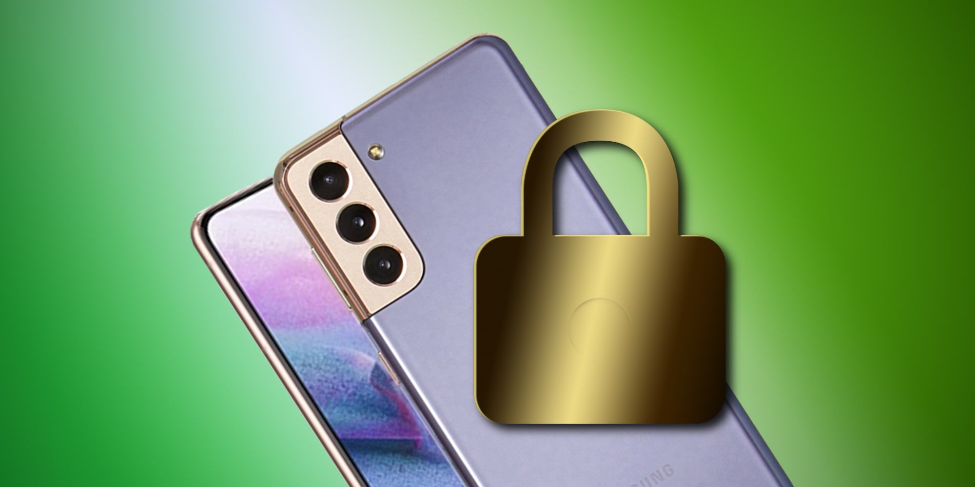Android Samsung Galaxy S21 Lock Icon