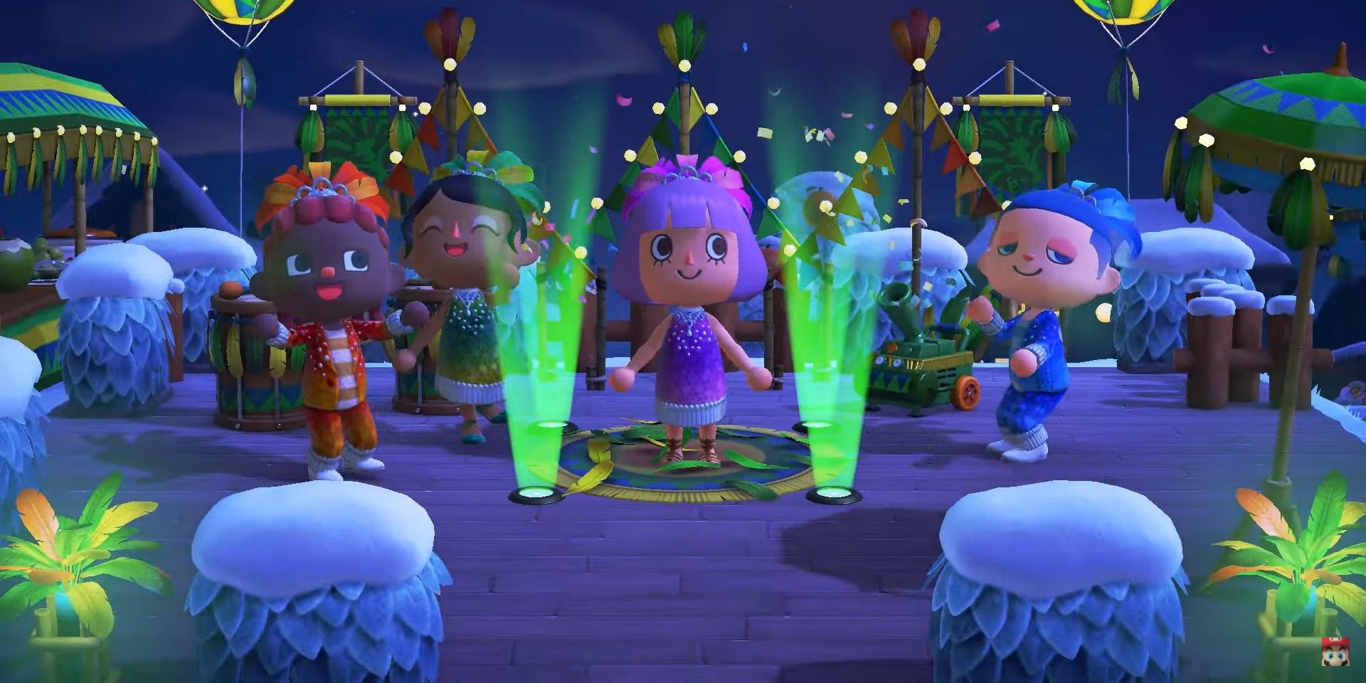 Screenshot from Animal Crossing New Horizons Festivale