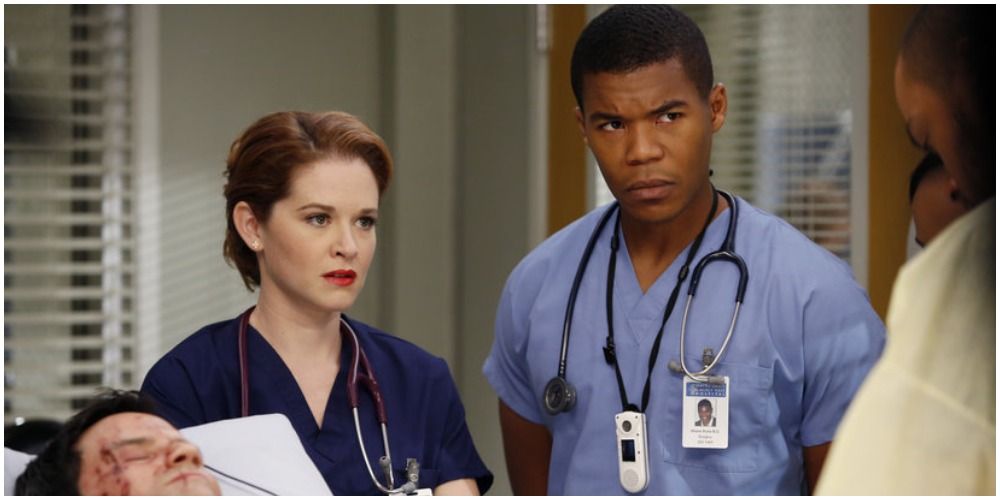 April with Shane in Grey's Anatomy