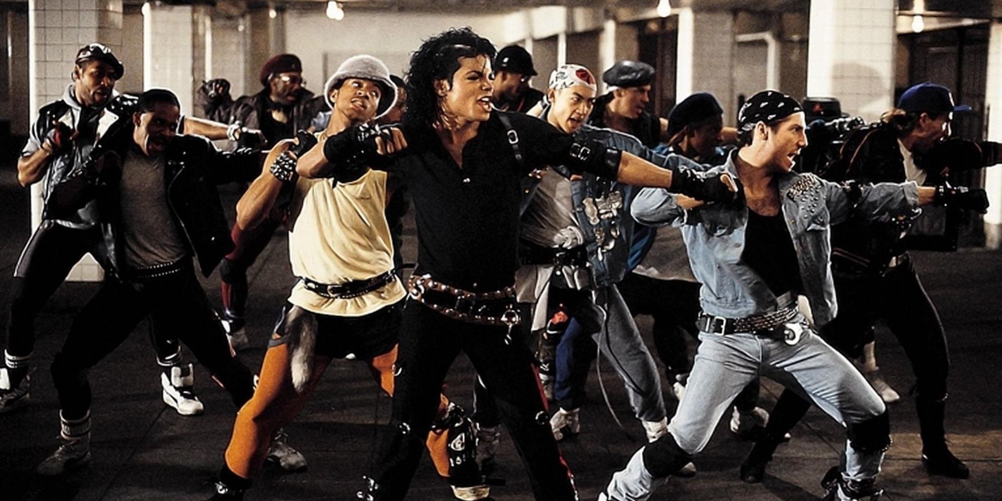 Michael Jackson dancing.