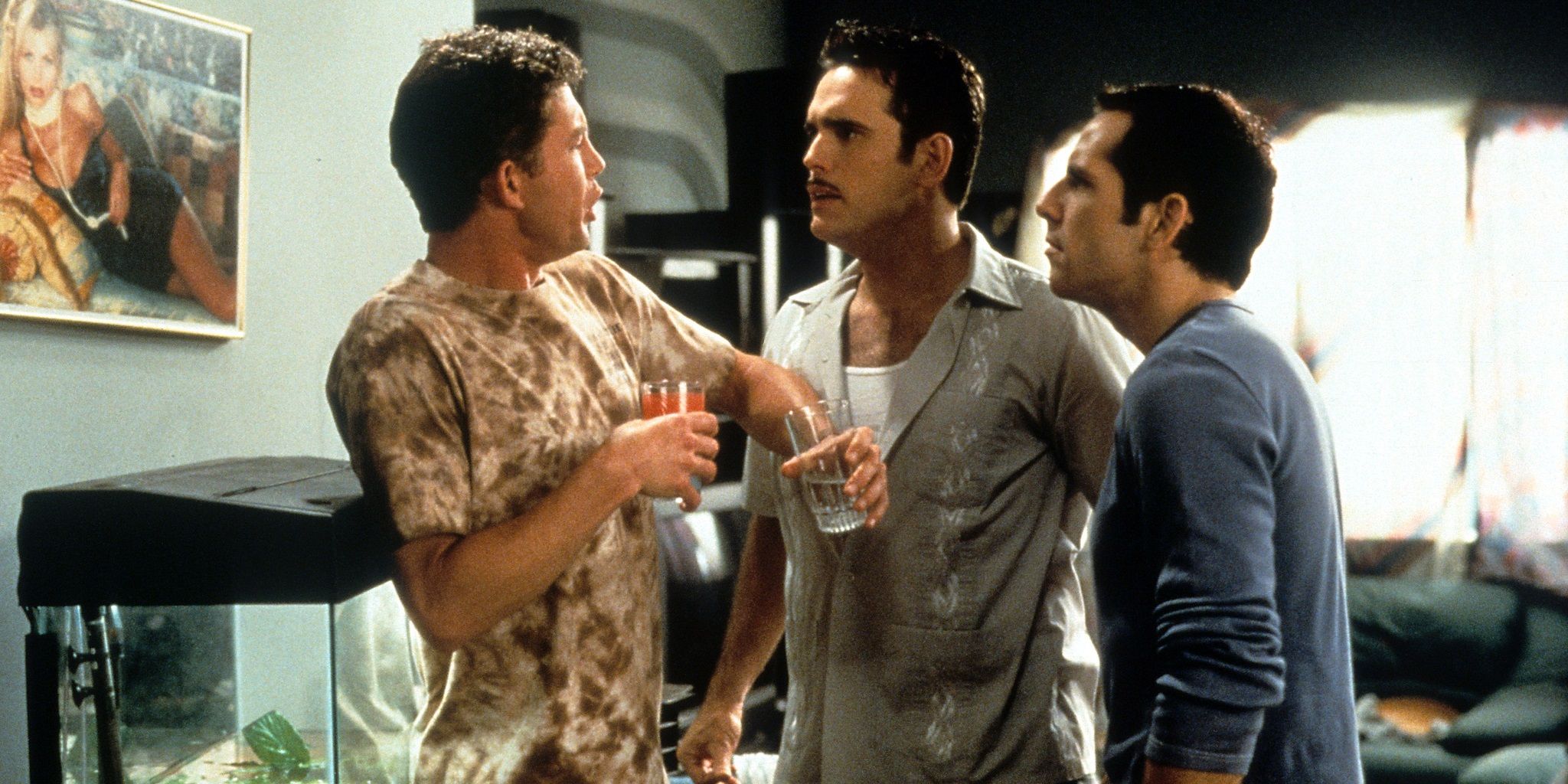 Ben Stiller, Matt Dillon, and Lee Evans in There's Something About Mary
