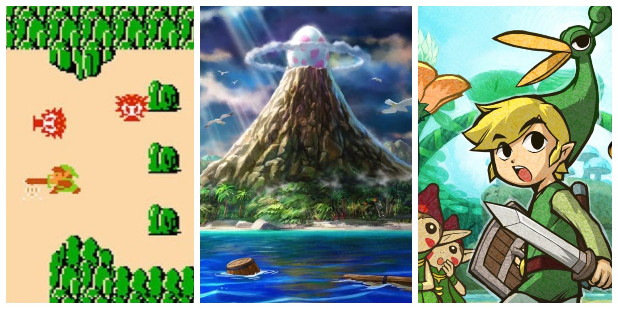Best and Worst 2D Zelda Games Zelda Links Awakening Minish Cap