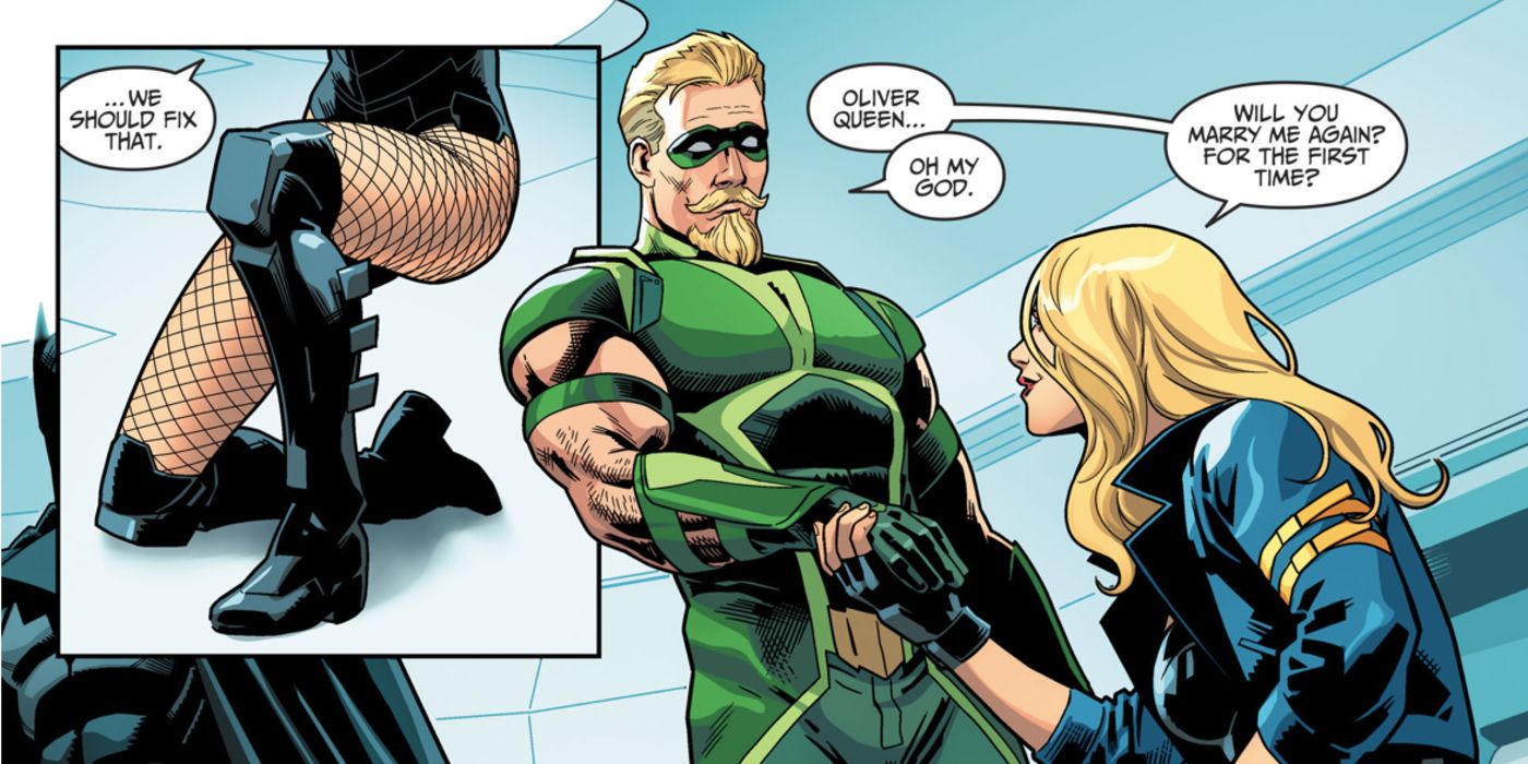 Black Canary Proposes To Green Arrow - Injustice 2 Comics