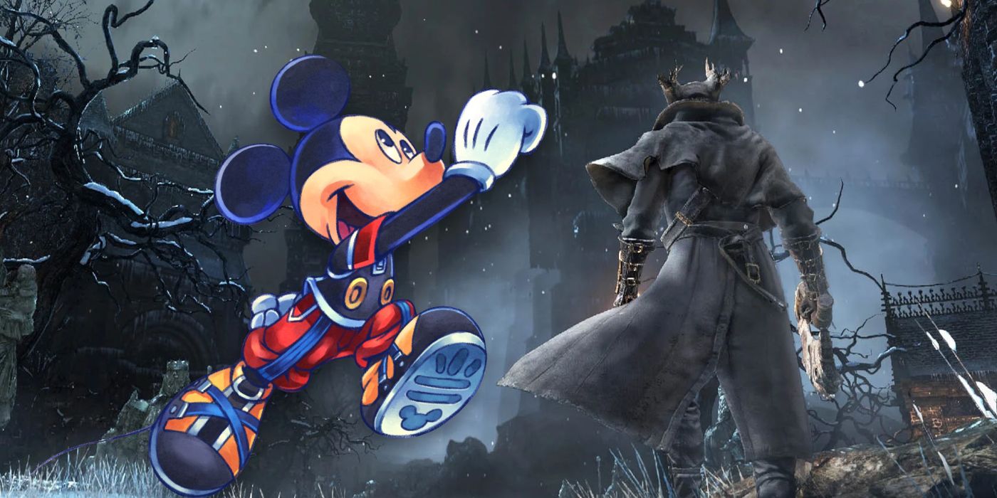 Bloodborne Fan Art Kingdom Hearts Disney Mickey Mouse