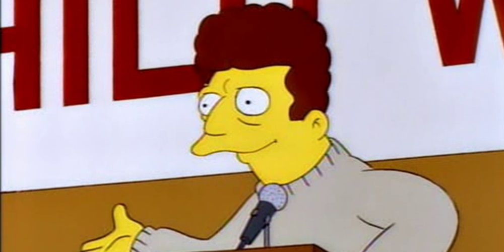 Brad Goodman giving a seminar in The Simpsons